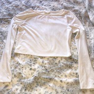 Long sleeved crop top